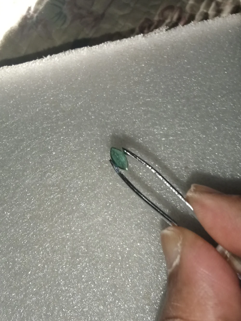 Beautiful Natural 1.0ct Green Marquise Zambian Emerald